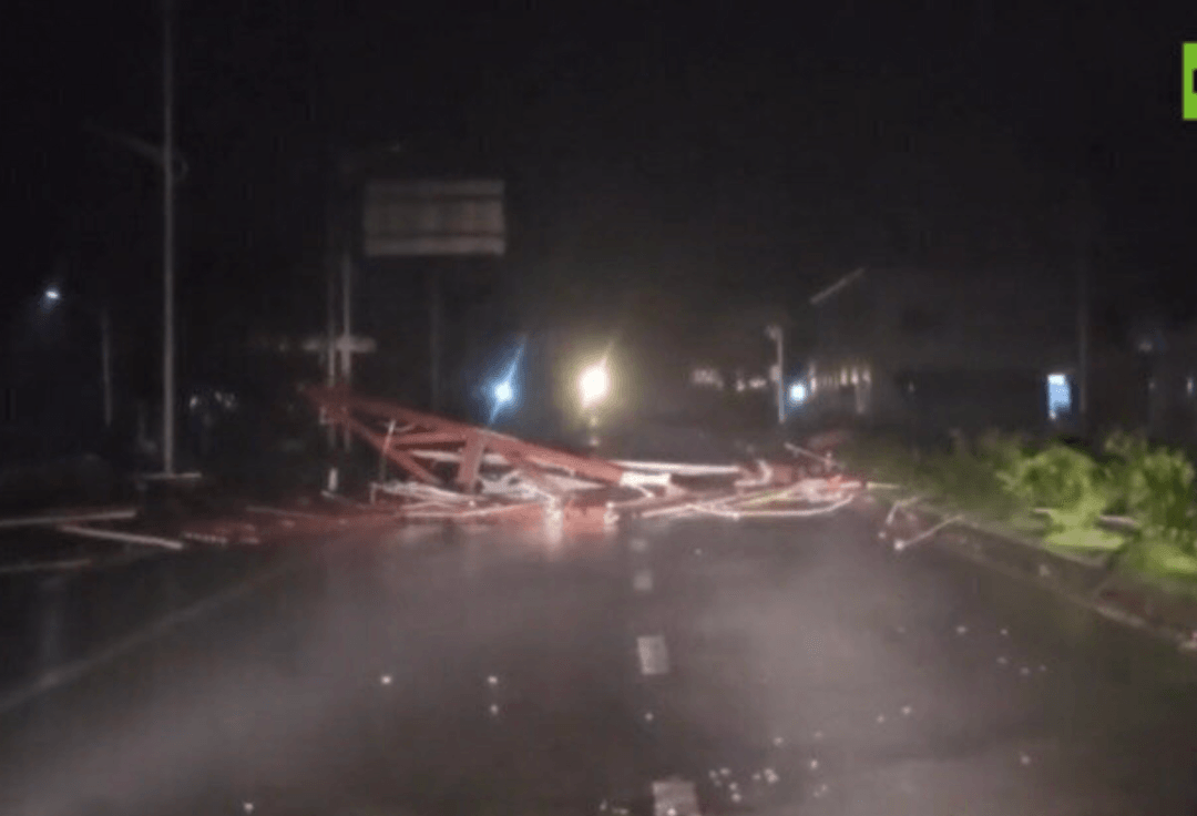 Typhoon Rips Roofs Off Buildings and Floods Southern China